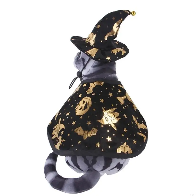 

X4YE Halloween Pet for Cat Dog Cosplay Costume Cats Kittens Cosplay Halloween Party D