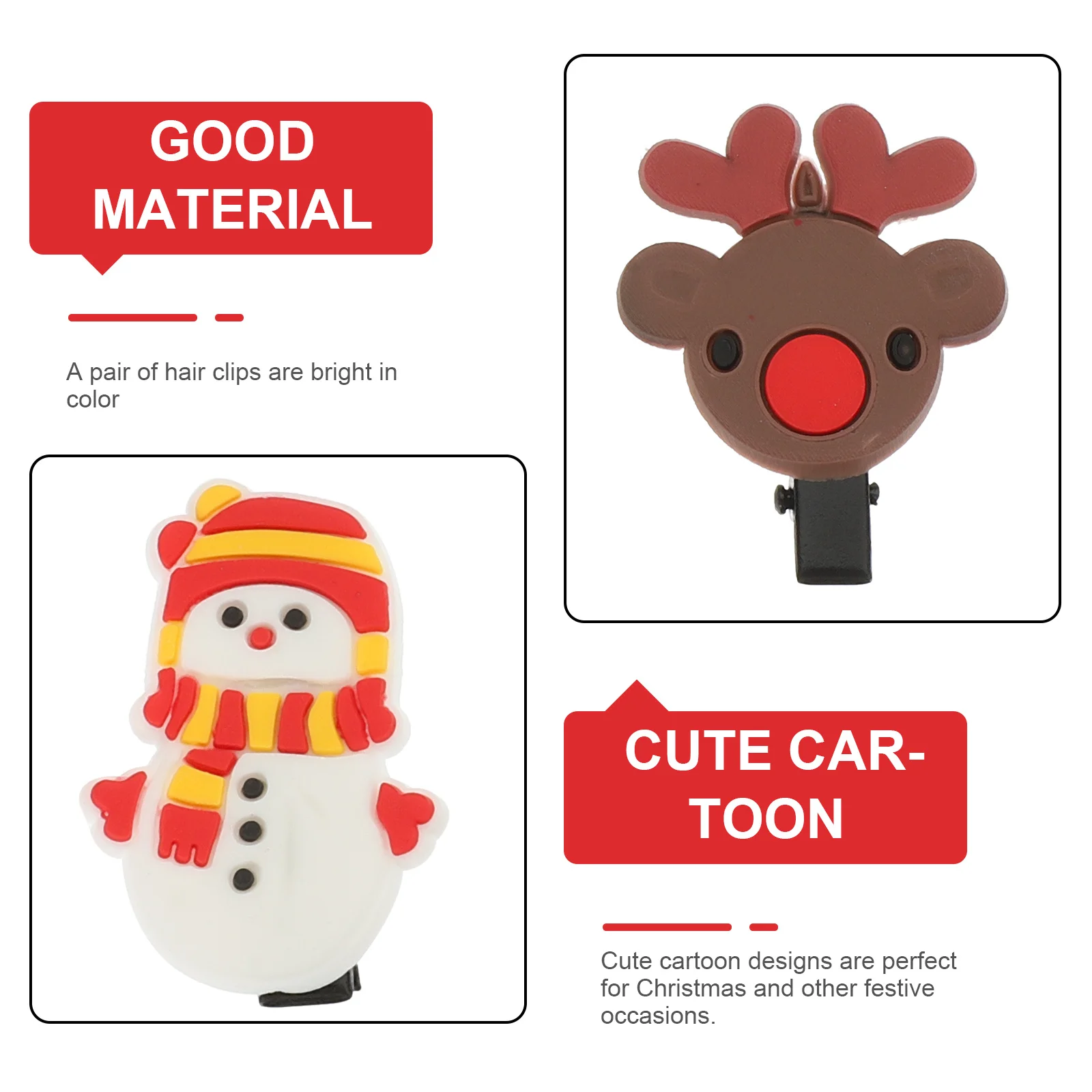 

20Pcs Xmas Hair Clips Cute Hairpins for Women Christmas Hair Accessories Festive Party Hairstyle Decor Cute Hairpin