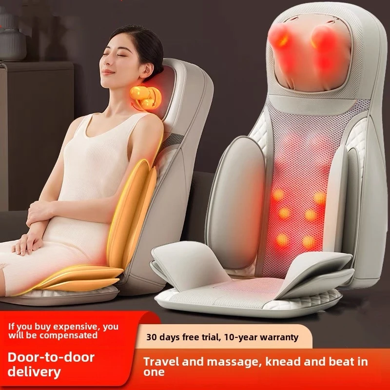 Airbag Upgrade Shiatsu Nek Rug Massager met Warmte 2D ro 3D Kneden Massage Stoel Pad Verstelbare Seat Massager voor Full Body