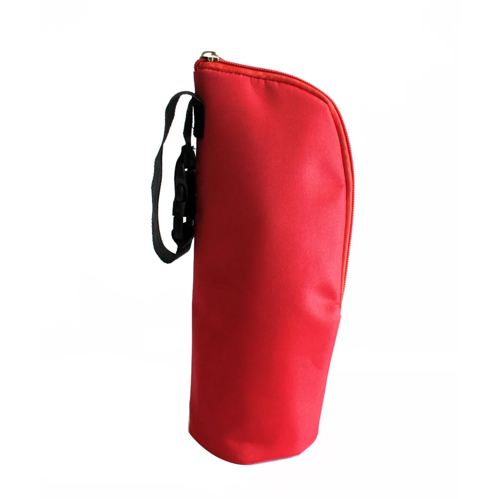 

Baby Milk Bottle Warmer Thermal Insulated Bag Portable Infant Feeding Bottle Tote Bag (Bright Red) Milk Bottle Warmer Bag