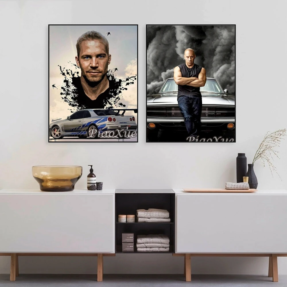 Fast And Furious Diamond Painting Art Classic Movie Paul Walker And Car Mosaic Rhinestone Cross Stitch Kit Craft Gift Home Decor