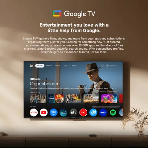 Global Version Xiaomi TV Box S 3rd Gen 4K Ultra HD Bluetooth 5.2 Wifi6 Android TV Google TV Google Assistant Smart Media TV Play 6 best sales sdt208 - №4