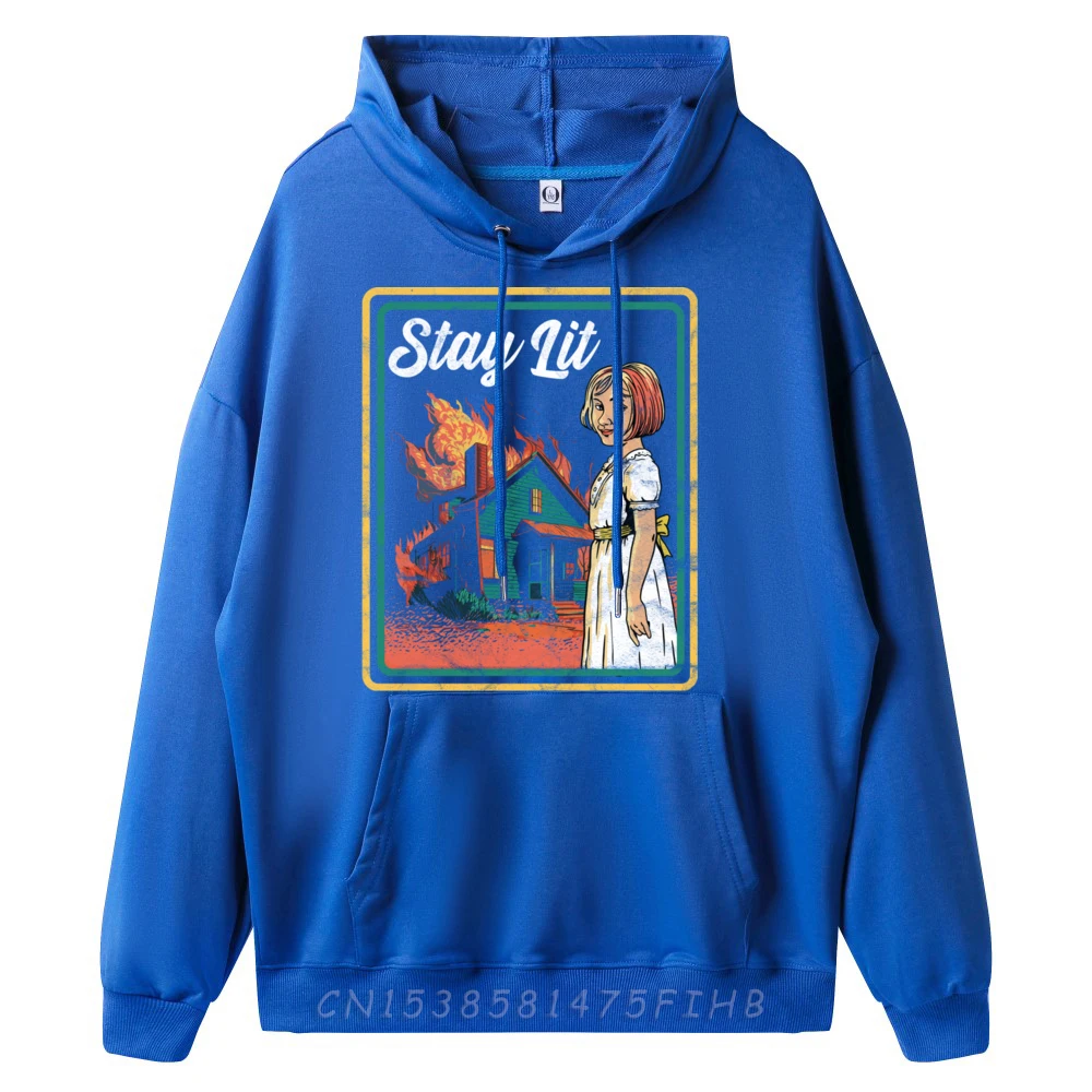 Party Child Game Horror Dark Humor Classic Long Sleeve New Year Day Hoodies Funky O-Neck Coats Men Hoodies