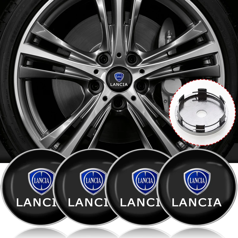 

4pcs 60mm Car Wheel Center Hub Cap Rim Cover Emblem Stickers For Lancia Ypsilon Lybra Phedra Thesis Renault Megane Car-Styling