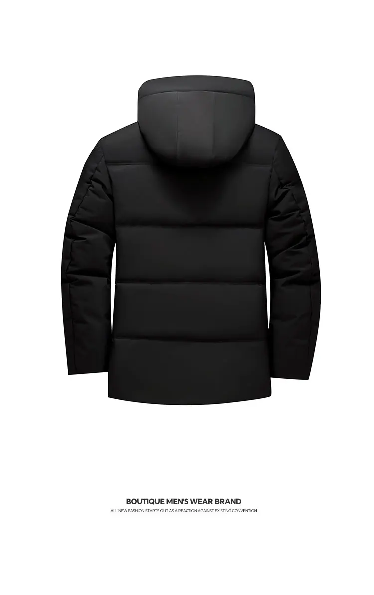 High Quality Mens New Parkas Fluffy Warm Puffer Coat Korean Style Versatile Casual Detachable Hood Parkas Cold Resistant Coat