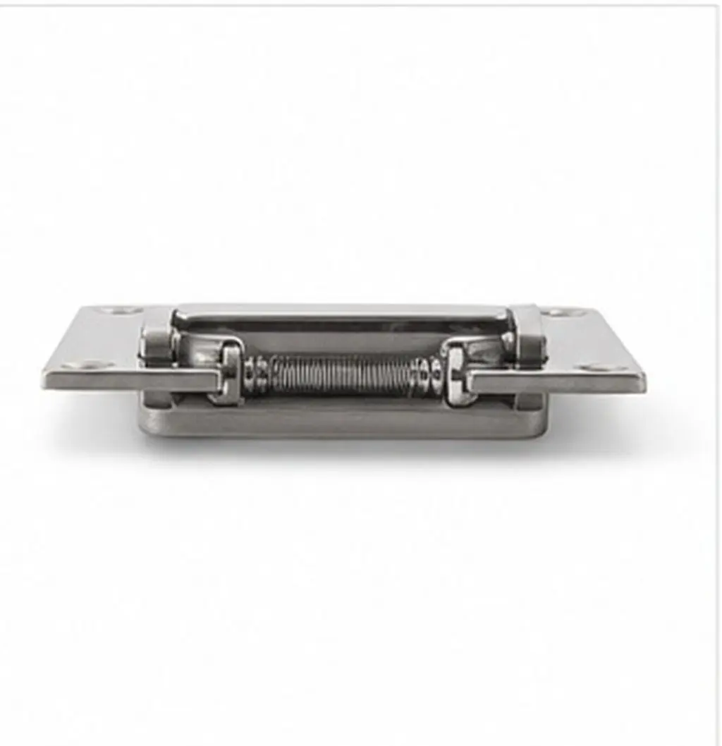 1Pcs Stainless Steel Flush Lifting Handle Hatch Locker Solid Pull Ring Marine Boat Deck Access Panel Flush Lifting Handle