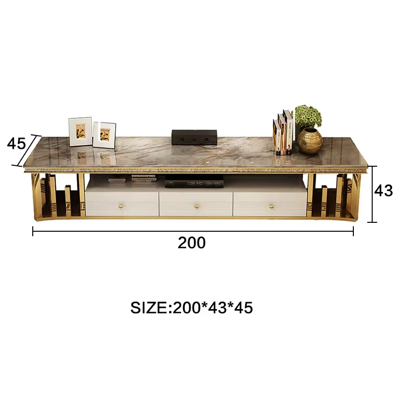 Modern Marble Dining Table + Coffee Table+TV Table