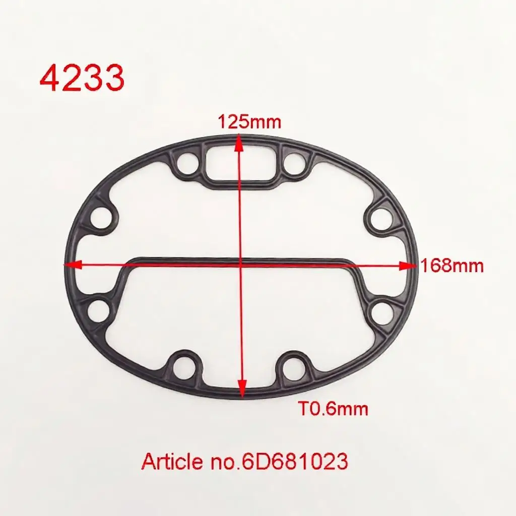Durable= Valve Plate Gasket Compatible With Carrier Carlisle 06D Compressor 4232 4233 Easy Install Refrigeration Repair Kit