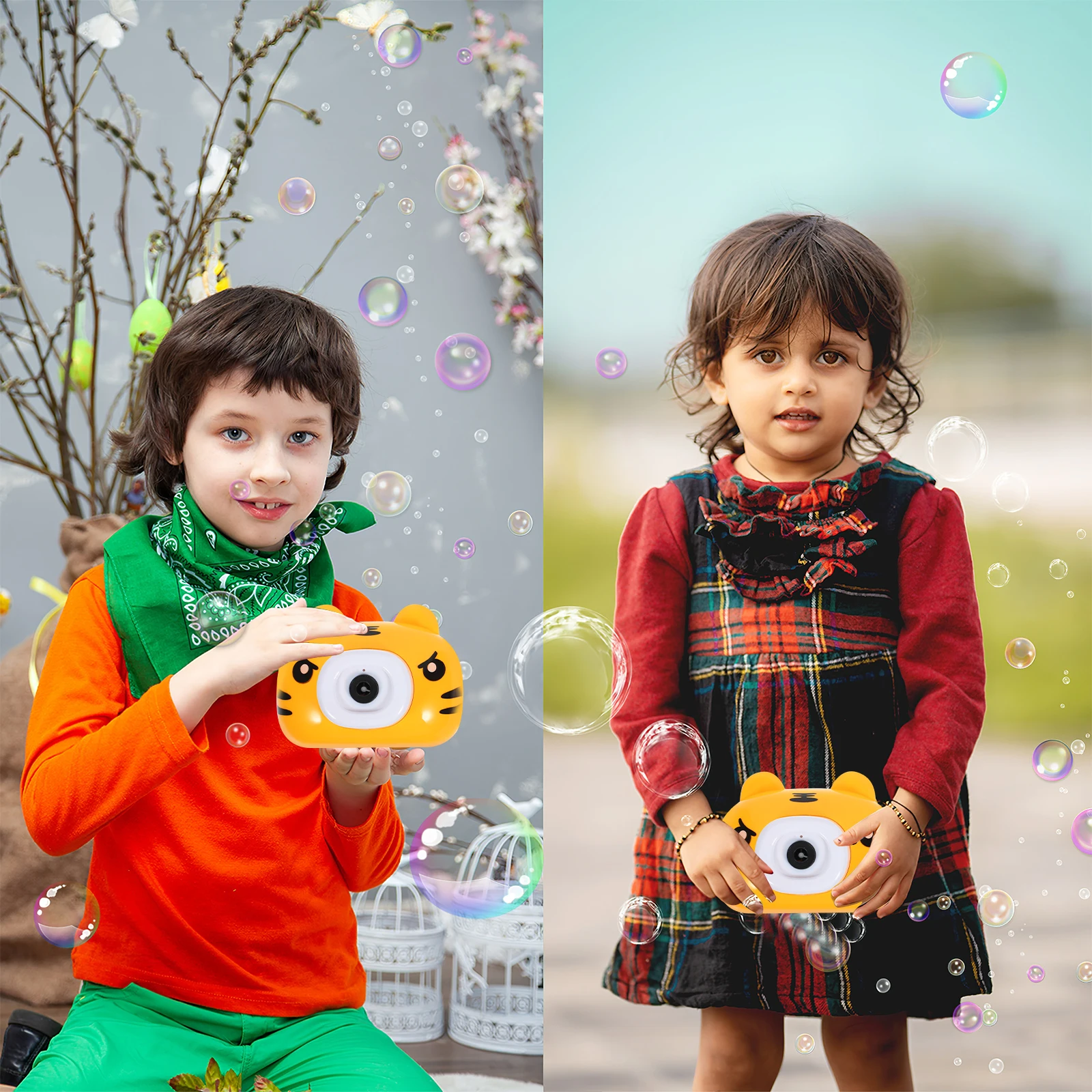 

Maker Electric The Children Machine Easy to Use Tiger Design