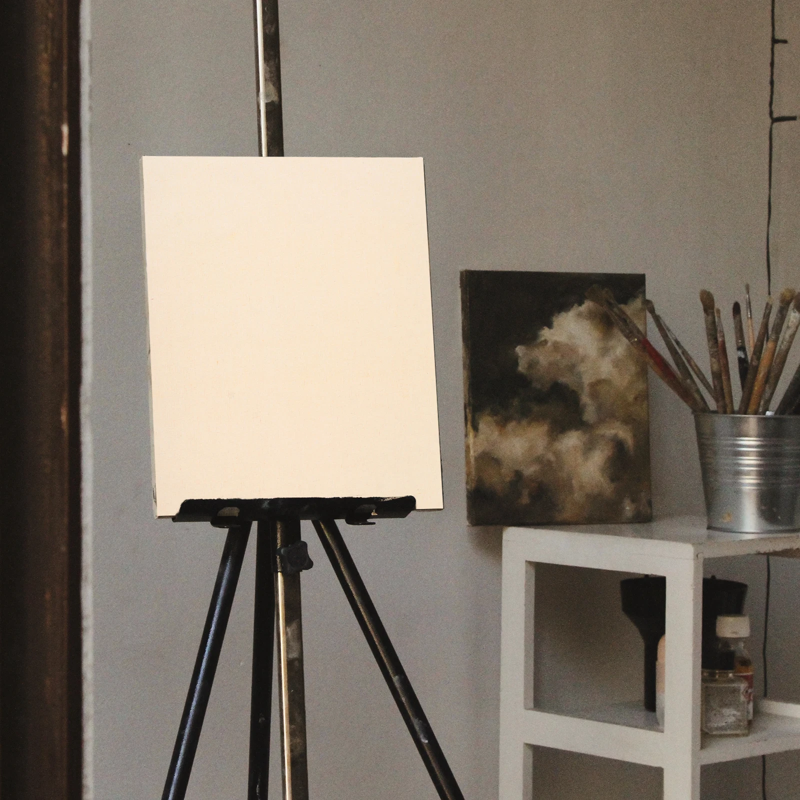 

5 шт., хлопково-льняной холст, картина маслом, пустой рисунок, сделай сам, 48x57 см, гладкая поверхность, прочный, безопасный, долговечный, принадлежности для художников