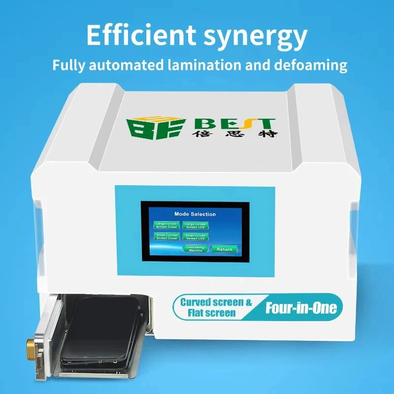 Curved Screen Press Machine Laminating Debubbling All In One Mobile Phone Repair Vacuum Laminator For Curved Display