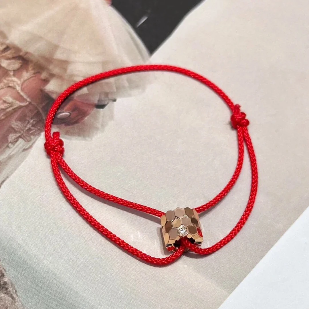 925 Sterling Silver Classic Luxury Jewelry Rope Lucky Bracelet for Women Trendy Party Gifts