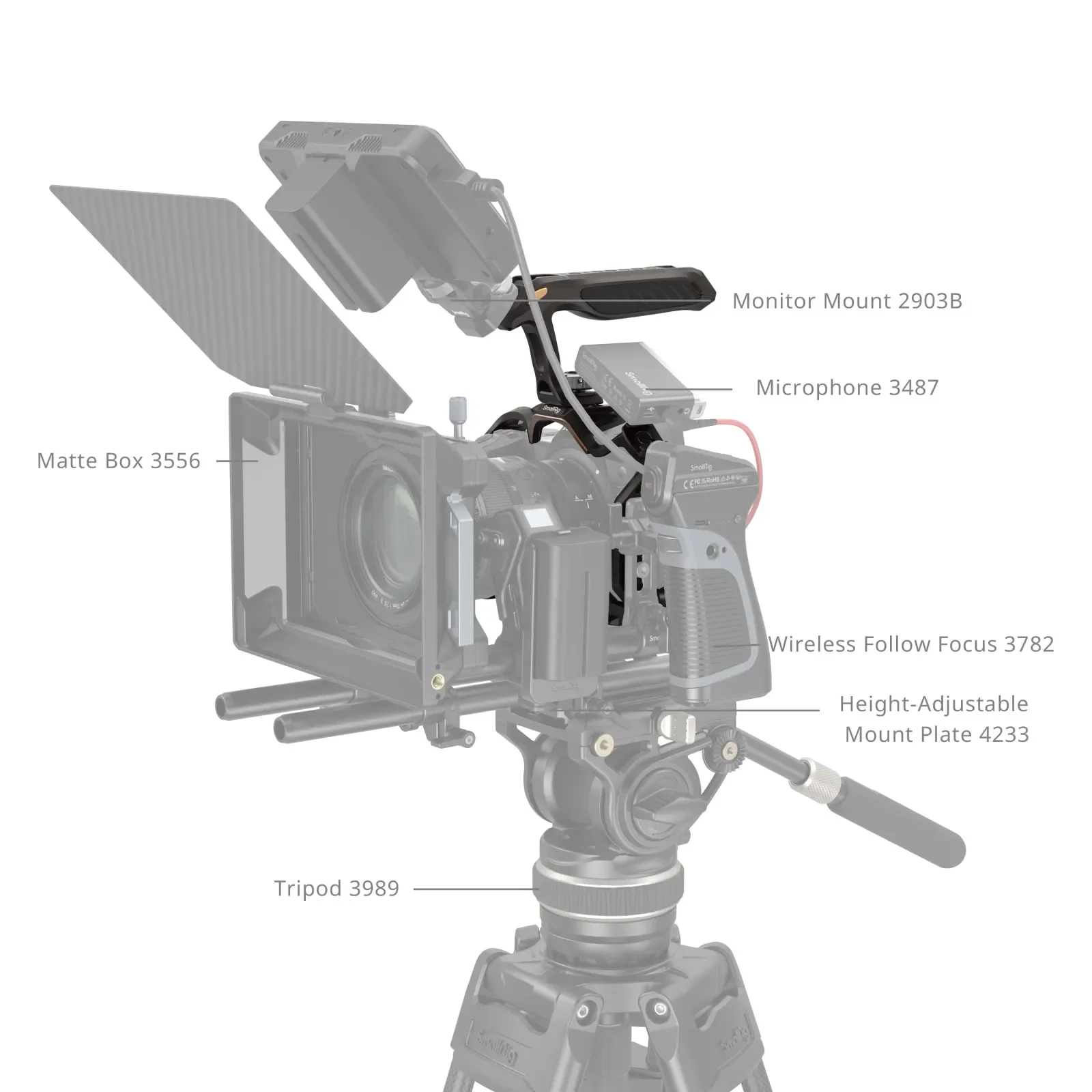 SmallRig 4519/4520 Cage Kit 4521/4522 Night Eagle Cage 4523 L-Bracket 4524 With MB-N14 Vertical Grip For Nikon Z6 III Camera kit