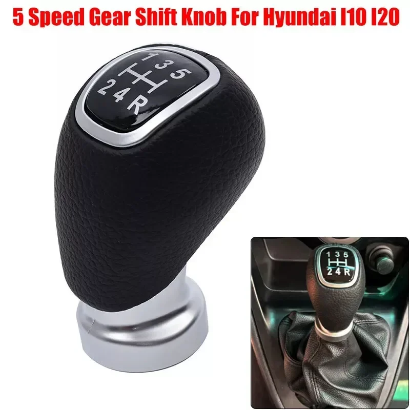43711-B4020 For Hyundai I10 I20 2014-2020 Gear Shift Knob 5 Speed Manual Lever Change Knob Interior Replacement Parts Auto Parts view 2