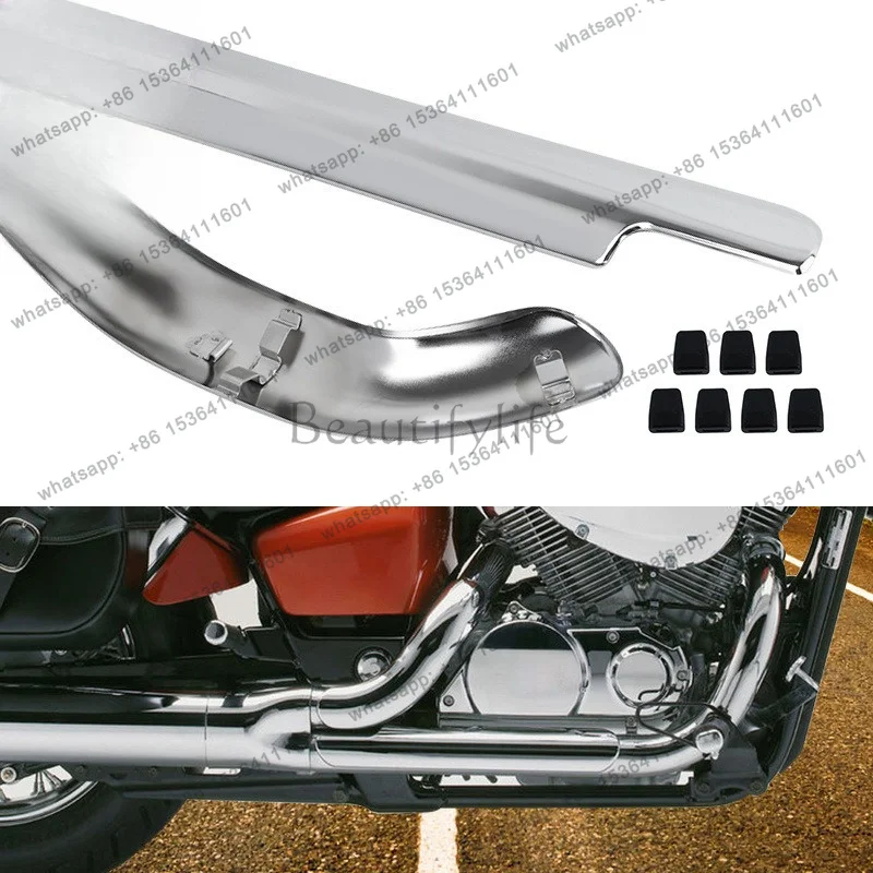 PJ is suitable for 400 750 modified exhaust pipe, heat insulation board, electroplating color, anti-scalding cover 97--25