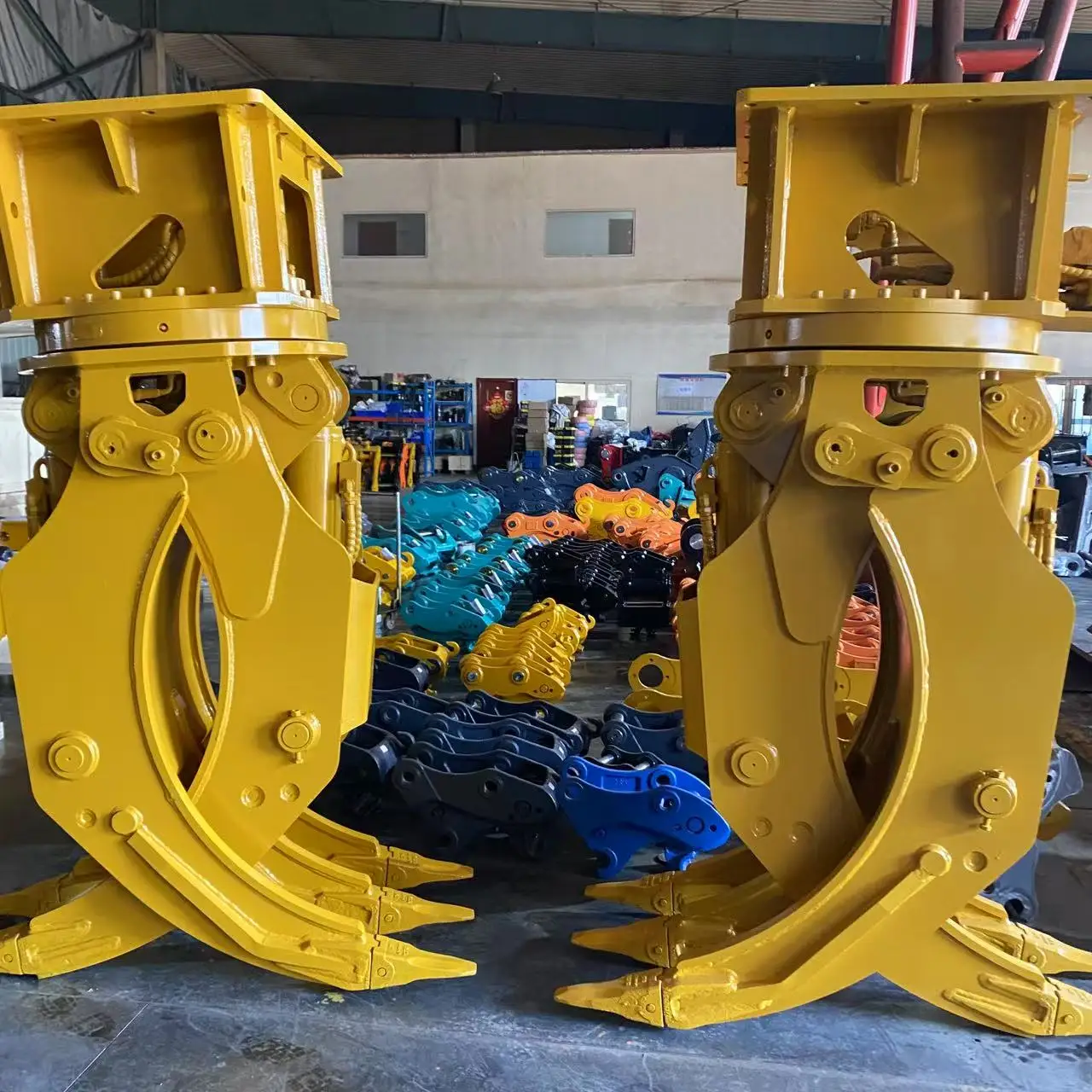 

Excavator Hydraulic Rotator Log Grapple Wood Log Grab Forest Grapple