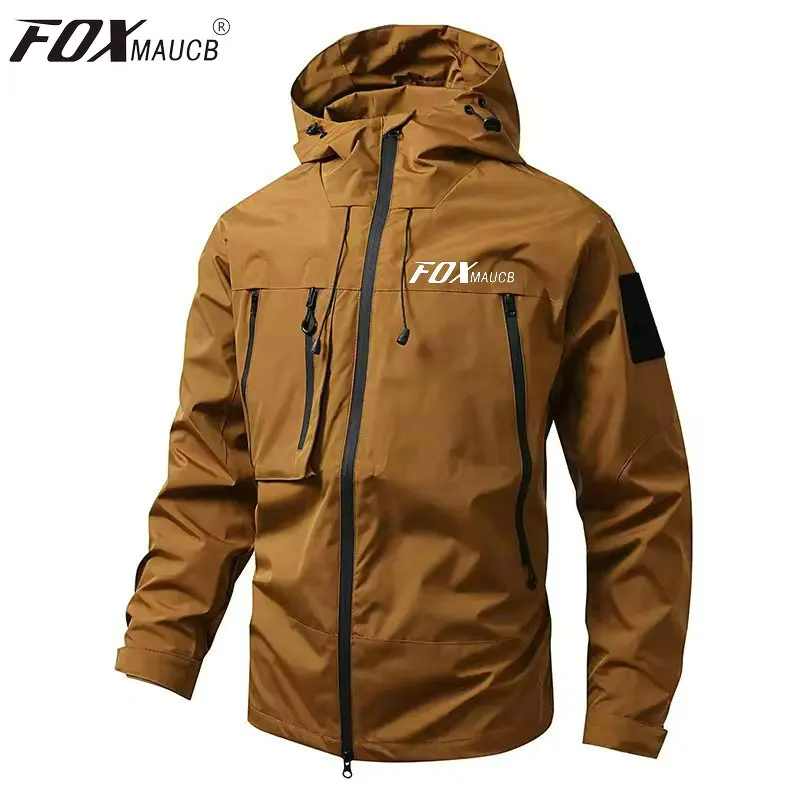 

FOXMAUCB Cycling Man's MTB Jacket Bicycle Waterproof Coat Motocross Outerwear Mountain Bike Clothing Coupe Vent Cyclisme Homme