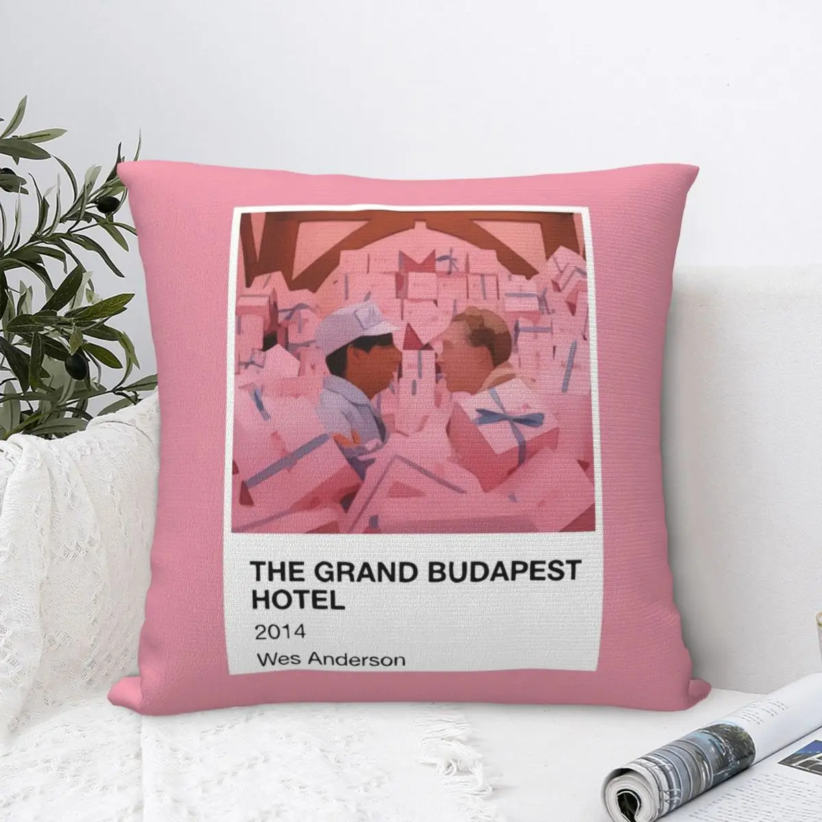 The Grand Budapest Hotel Pillowcase Cushion Cover Decoration Wes Anderson Movie Minimalist Pillow Case Cover Home Square 45*45c