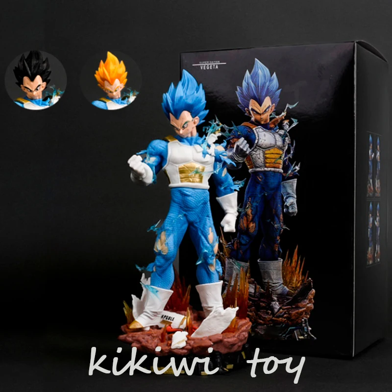 24cm Dragon Ball Anime Figures Vegeta Iv Figure Super Saiyan Figurine Model Pvc Statue Doll Collection Decoration Toys Kids Gift