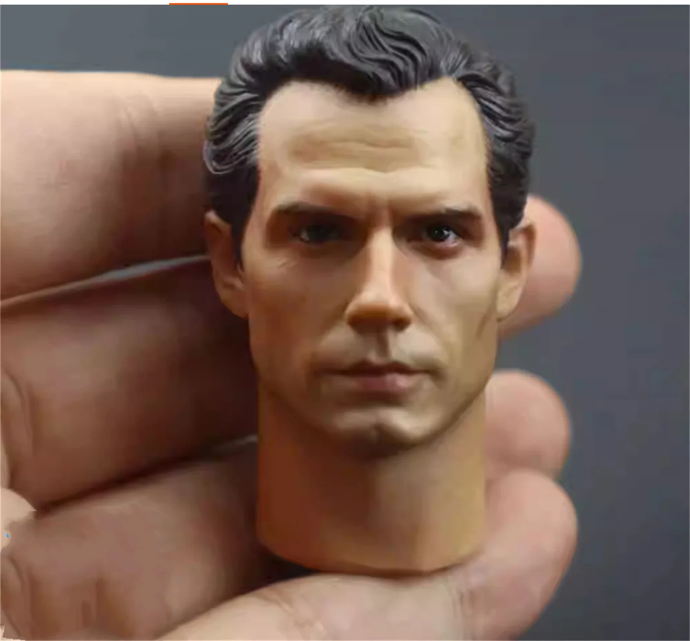 Henry Cavill 1/6  Male Head Sculpture Carving Long Neck   Fit 12 inch Action Figure Customize Toys