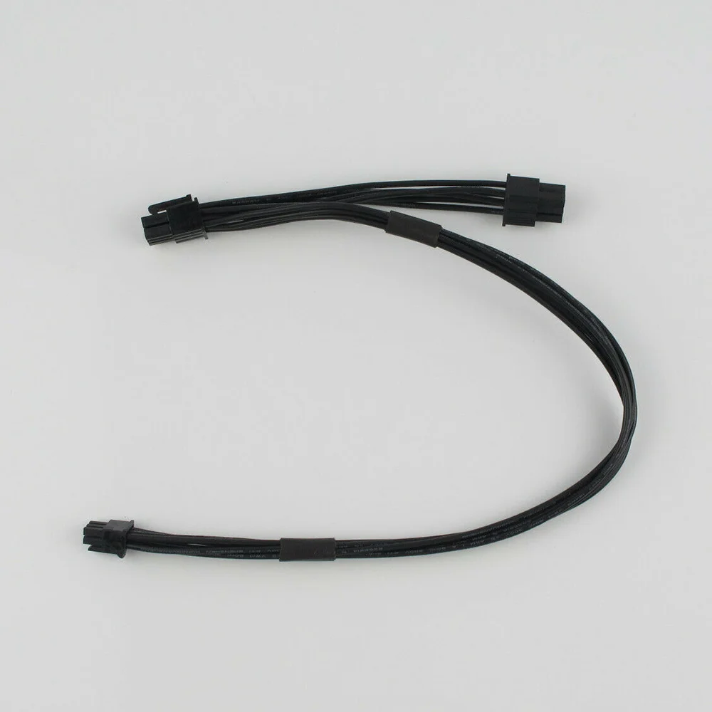 1Pcs 6-Pin Mini to 2X 6-Pin PCI-E PCIe Dual Power Cable for Mac Pro Video Card