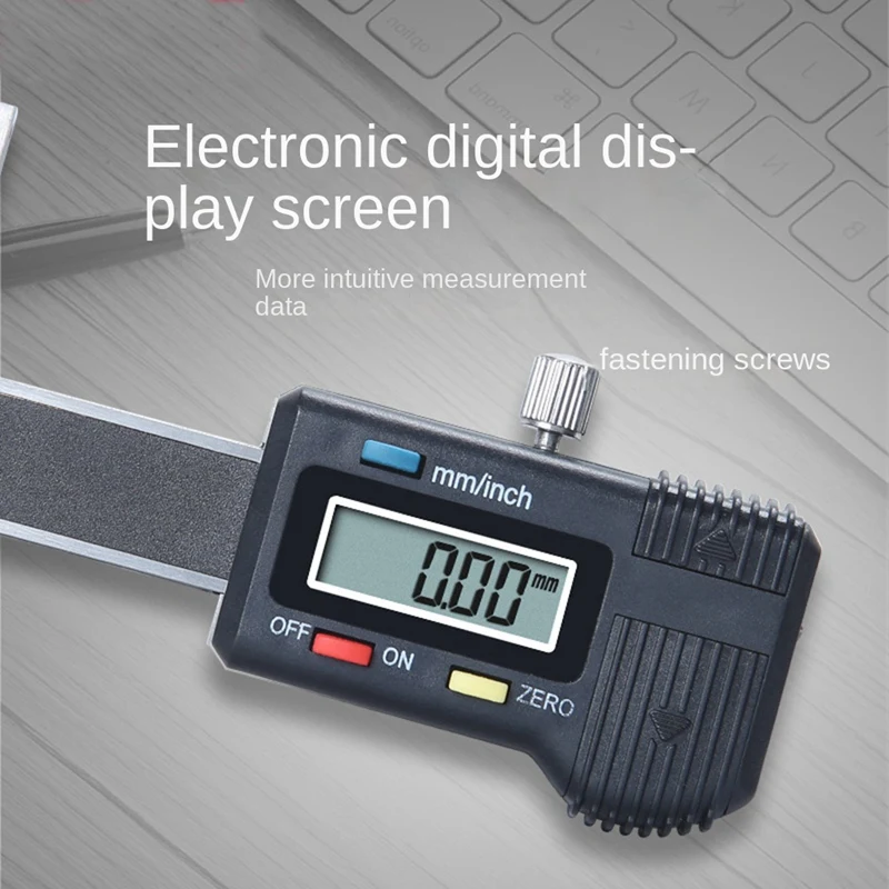 New-0-25Mm Jewelry Digital Caliper Gauge, Micro-Electronic Digital Display Triple Use Ruler Thickness Measuring Caliper