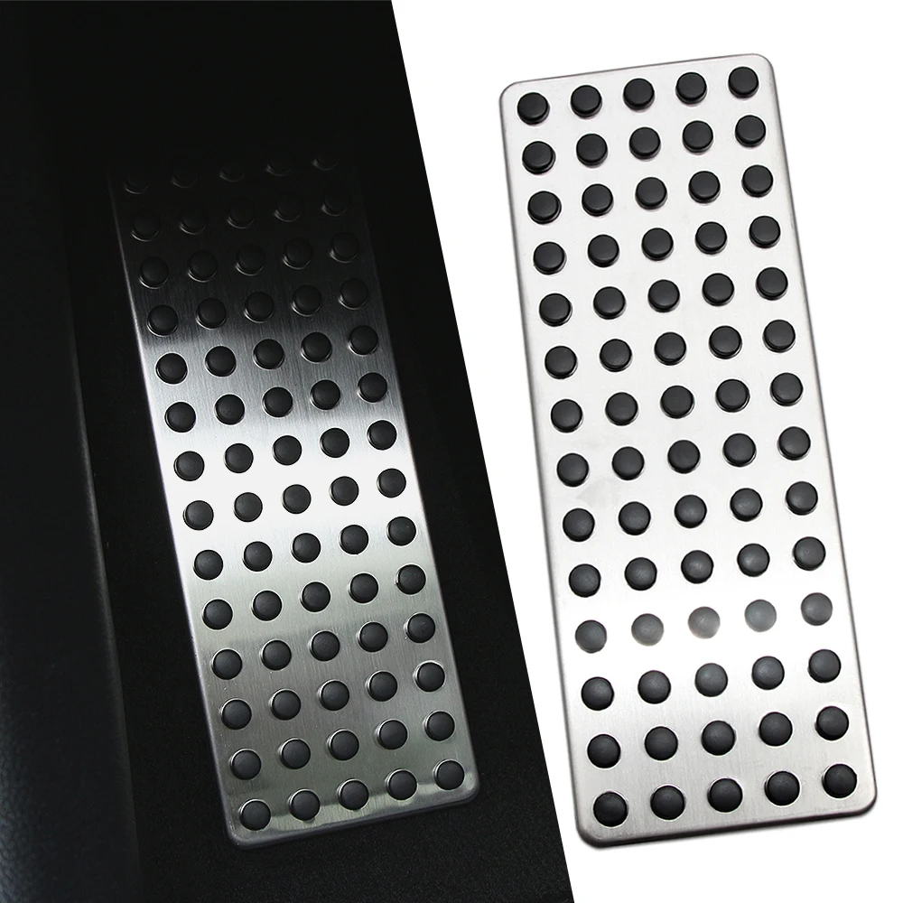 

1pcs Non Slip Car Foot Rest Plate Footrest Pedal Cover For Mercedes Benz A C E CLA GLA GLK Class AMG W176 W205 W212 X204 X156