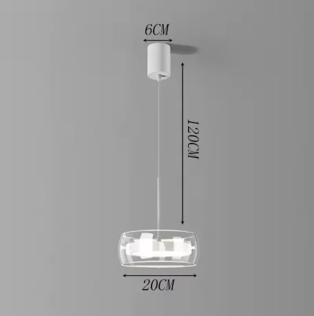 Moderne minimalistische stijl LED hangende kroonluchter voor restauranttafels, café hanglamp, interieur voor thuisverlichting