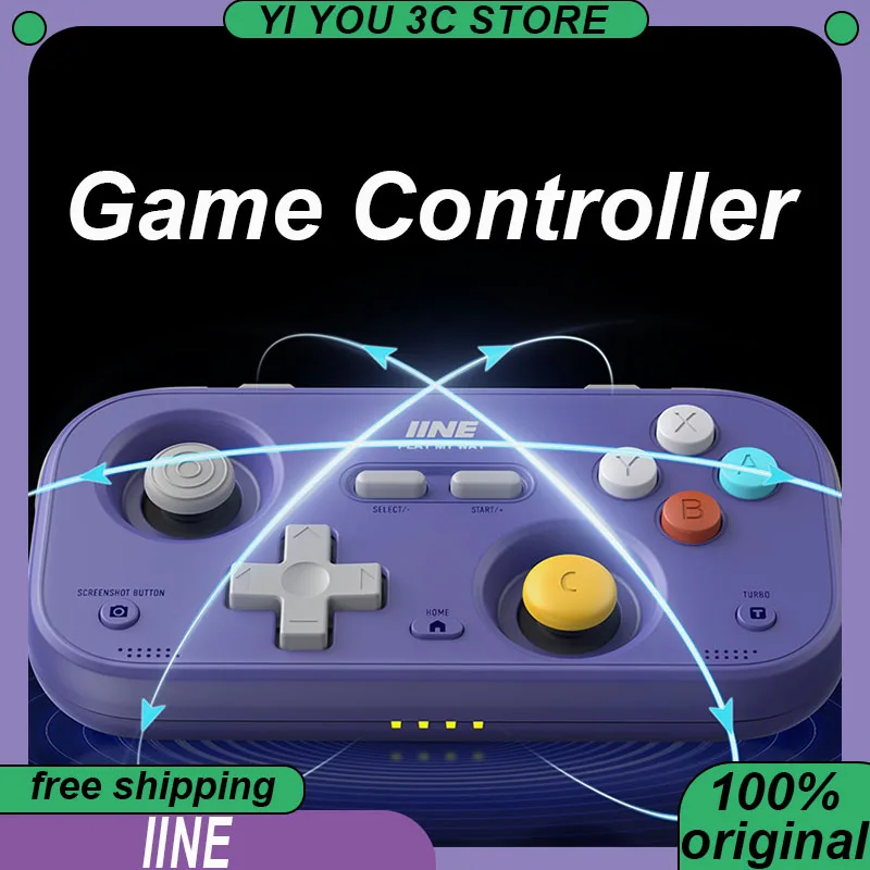 -iine-レトロゲームコントローラーポケットゲームパッド-1000hz-ホールジョイスティック付きポータブルミニストリーミングシミュレーター-switch2-switch-lite用