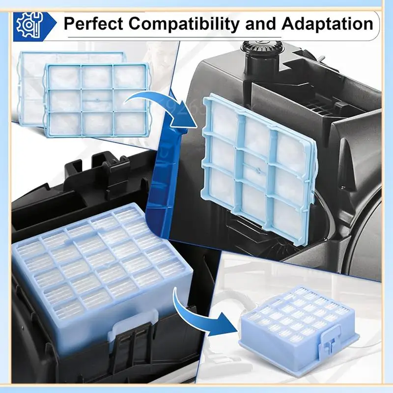 

-SPOR 2 Sets Vacuum Cleaner Filter For Siemens VS06G/VS06B/VS06C/VSZ3 Series VSZ31423 VSZ31455 For BSG6/BSGL3/BSGL4 Series