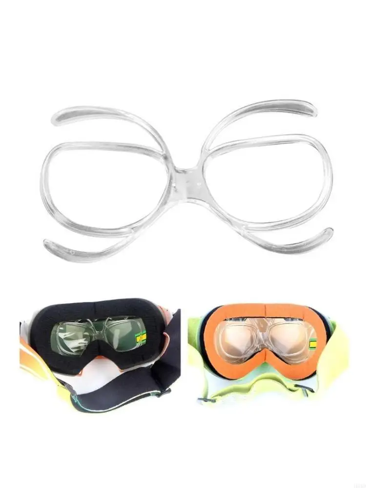 Ski Goggles Insert Optical Adaptor Bendable Snowboard Goggle Universal Inner Frame Prescription Ski Goggle for Ski Sport 