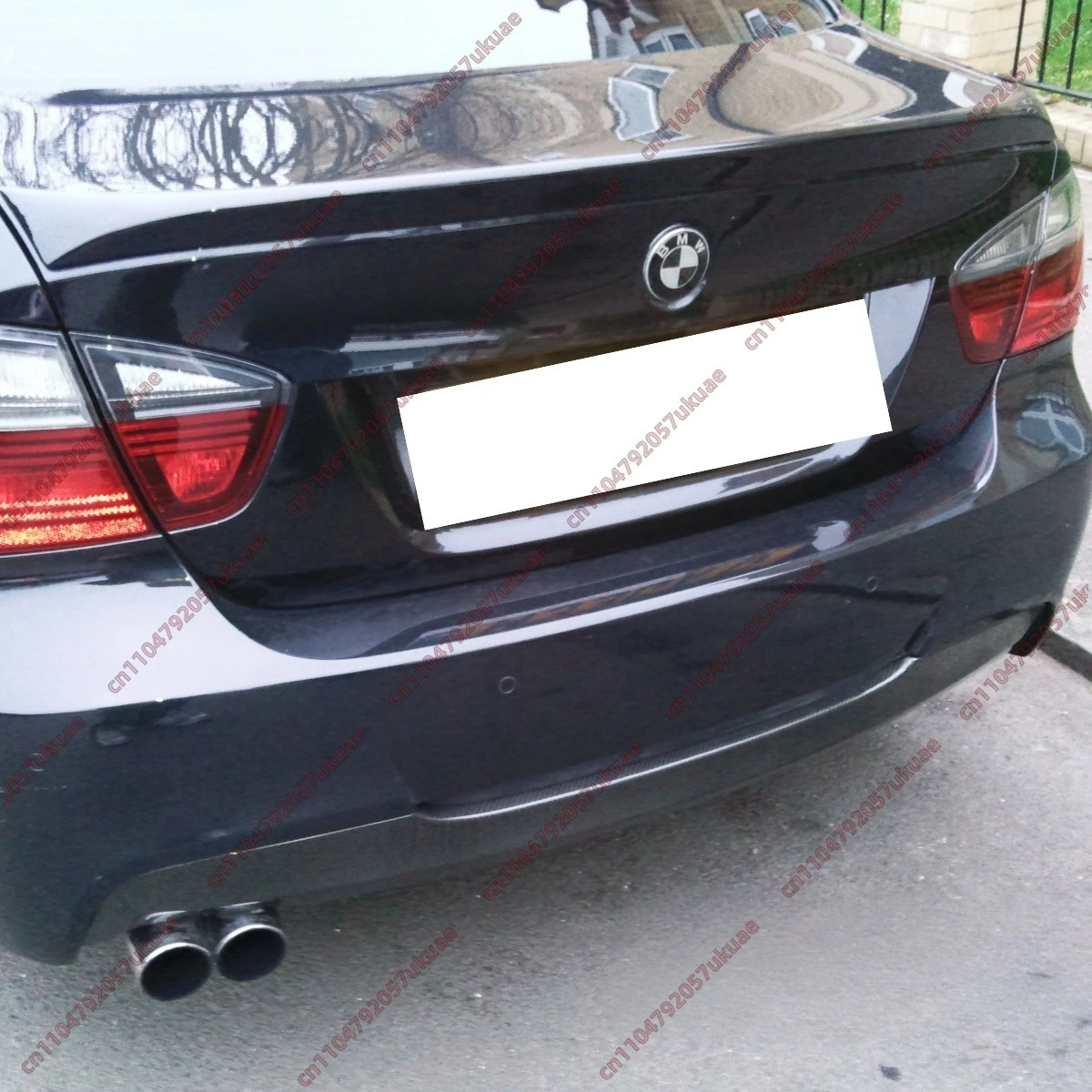 

Накладка на задний спойлер в стиле CSL для BMW 3 серии E90 2005-2012, глянцевая черная, из АБС-пластика, для тюнинга кузова