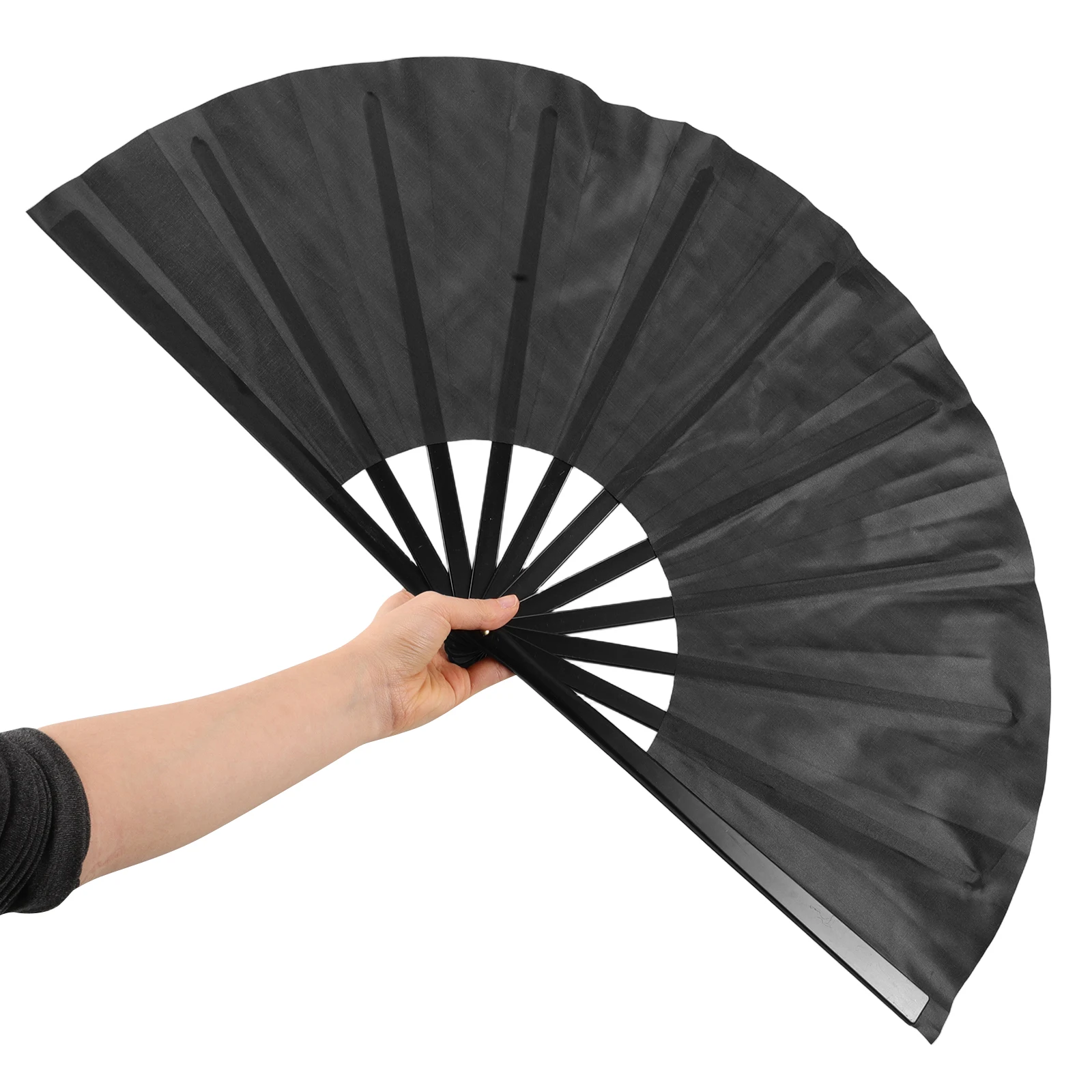 

2Pcs Taichi Handheld Folding Fans Lightweight Portable Kungfu Dance Performance Fan Chinese Festival Party Decoration