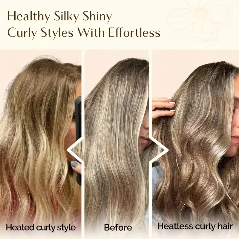 5-teiliges Locken-Set ohne Hitze, mit einem Zubehör-Set für Lockenwickler zum temporären Locken und zur Wellenhaarstyling-Pflege – Detail 6