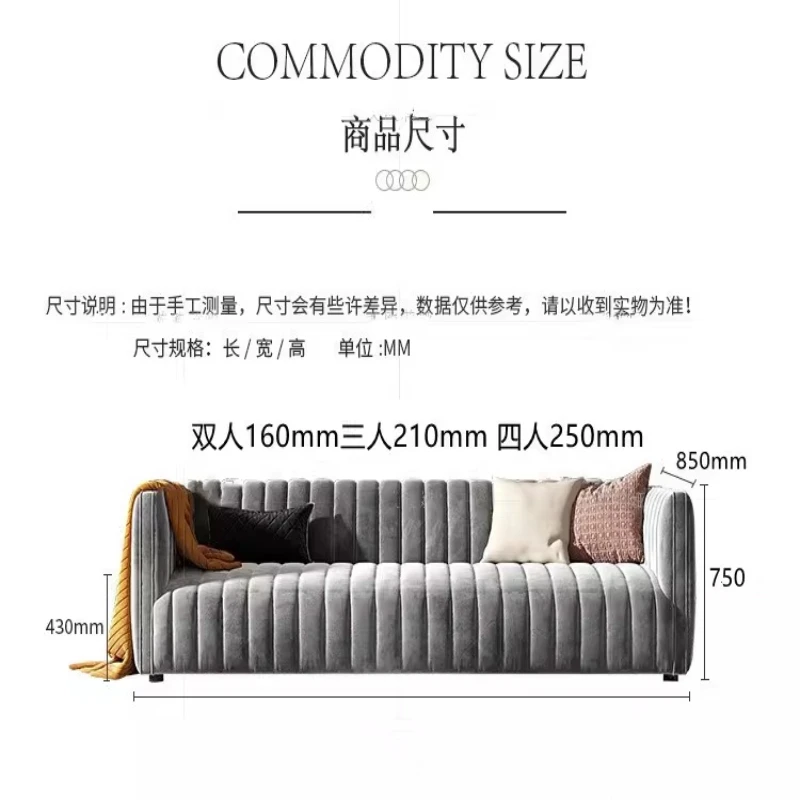 Living Room Wooden Sofas Nordic Minimalist Comfortable Adults Couch Seats Floor Design Romantic Luxury Furniture Decoration