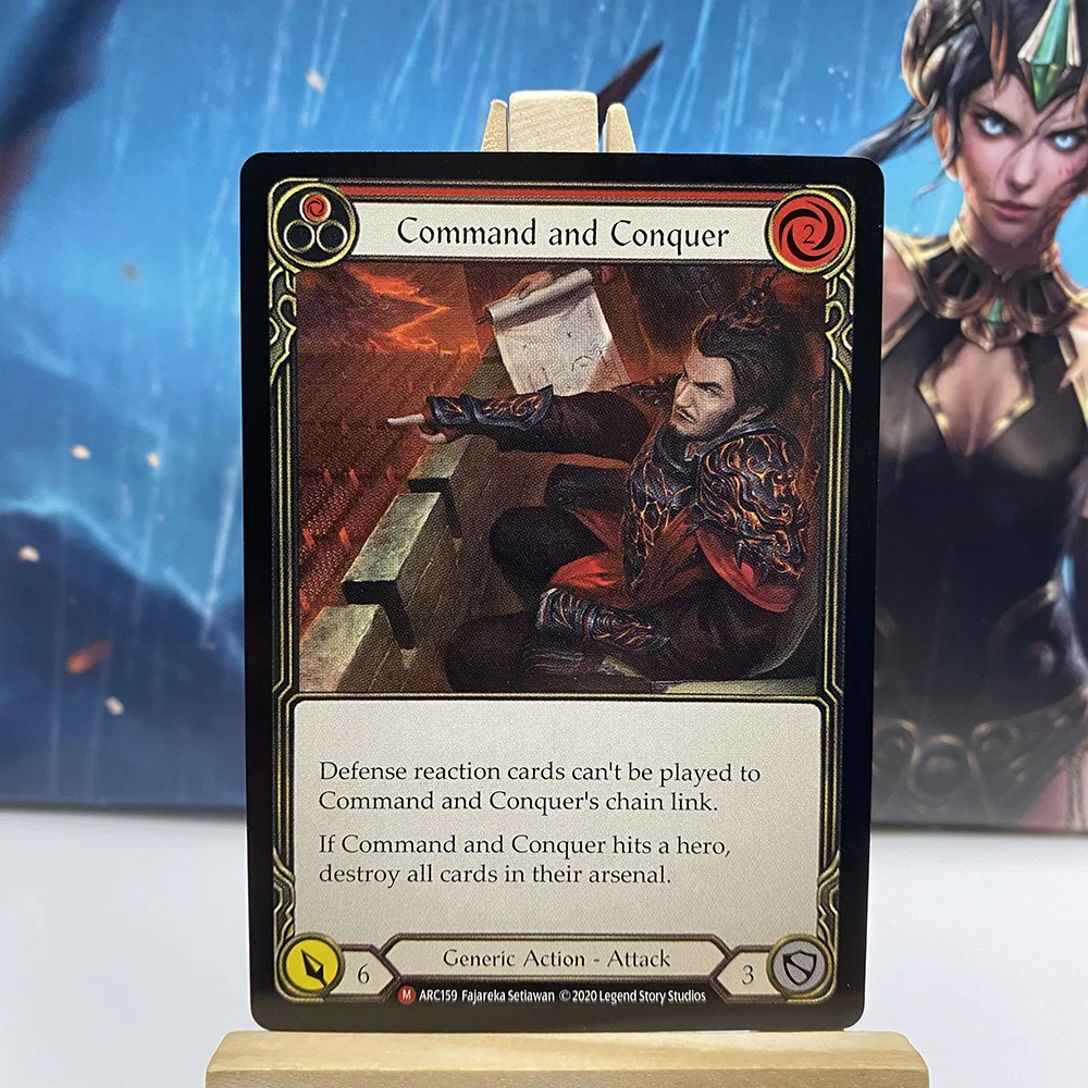 Proxy Cards for Entertainment Games Flesh and Blood Attack Command and  Conquer Enlightened Strike Erase Face - AliExpress