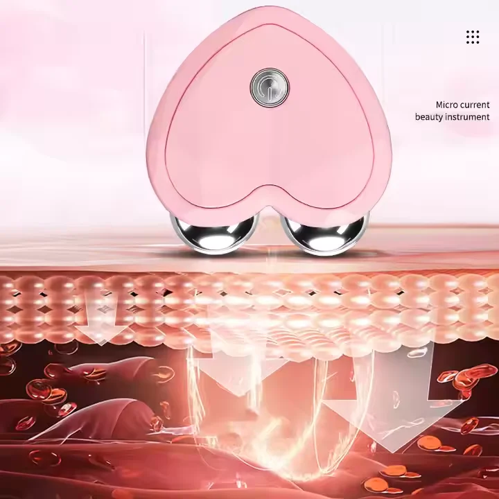 المكتبة الذكية جهاز تجميل صغير جديد مكركرنت ثلاثي المستويات قابل للتعديل رفع وتجديد شباب تدليك الأسطوانة مقدمة #4