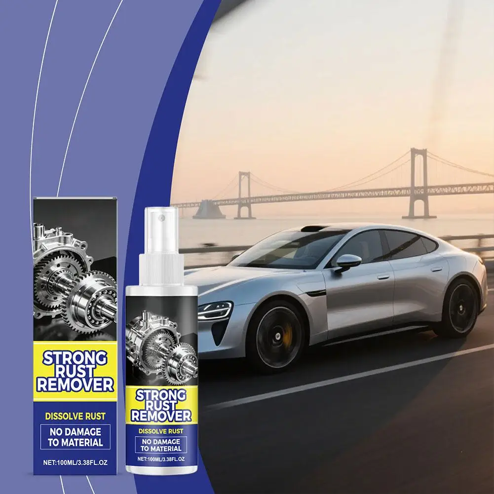 100ml Multipurpose Anti-rust Rust Remover Derusting spray For Car Ship and Metal Surface Cleaning, maintenance and renovati H2U0