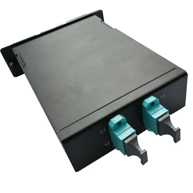 12 24 Core  Box MTP MPO Cassette for high density MPO patch panel
