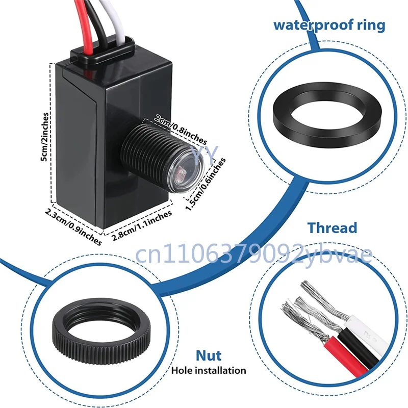 6 Packs Dusk to Dawn Sensor Fo - Outdoor Lighting Switch ulasan dan harga