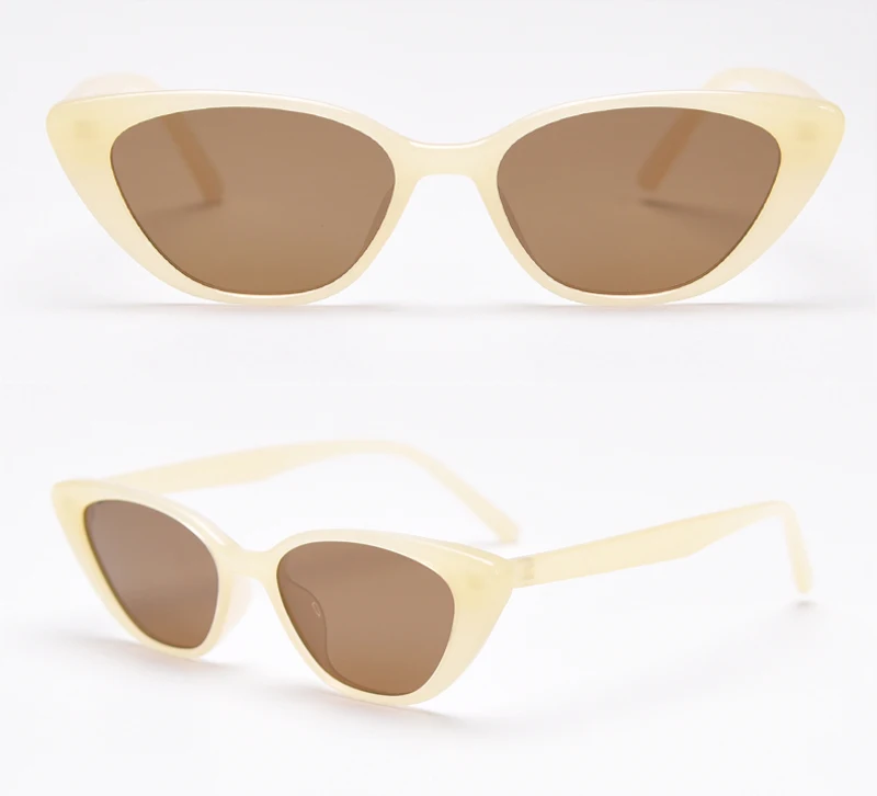 Kachawoo Cat-Eye-Sonnenbrille, polarisiert, für Damen, Retro-Stil, Vintage-Sonnenbrille, Herren, TR90-Rahmen, grün, Leopard, Beige, europäischer Stil – Detail 7