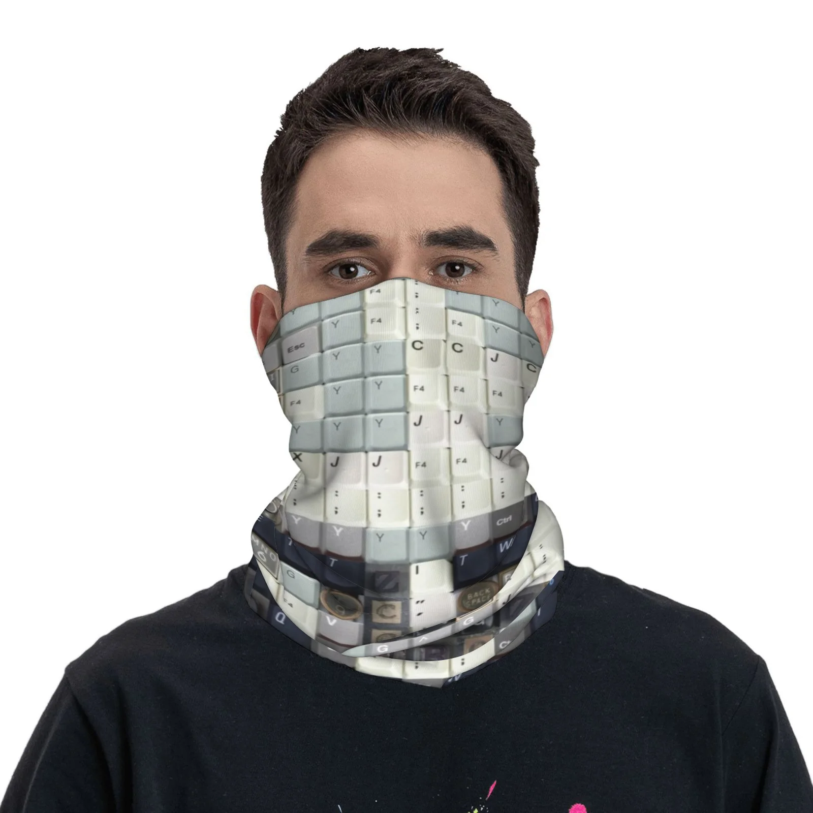 

Уникальный узор клавиатуры. Настраиваемые шейные гетры унисекс — мягкие, дышащие и УФ-защита — идеально подходят для езды на велосипеде, пеших прогулок и многого другого.