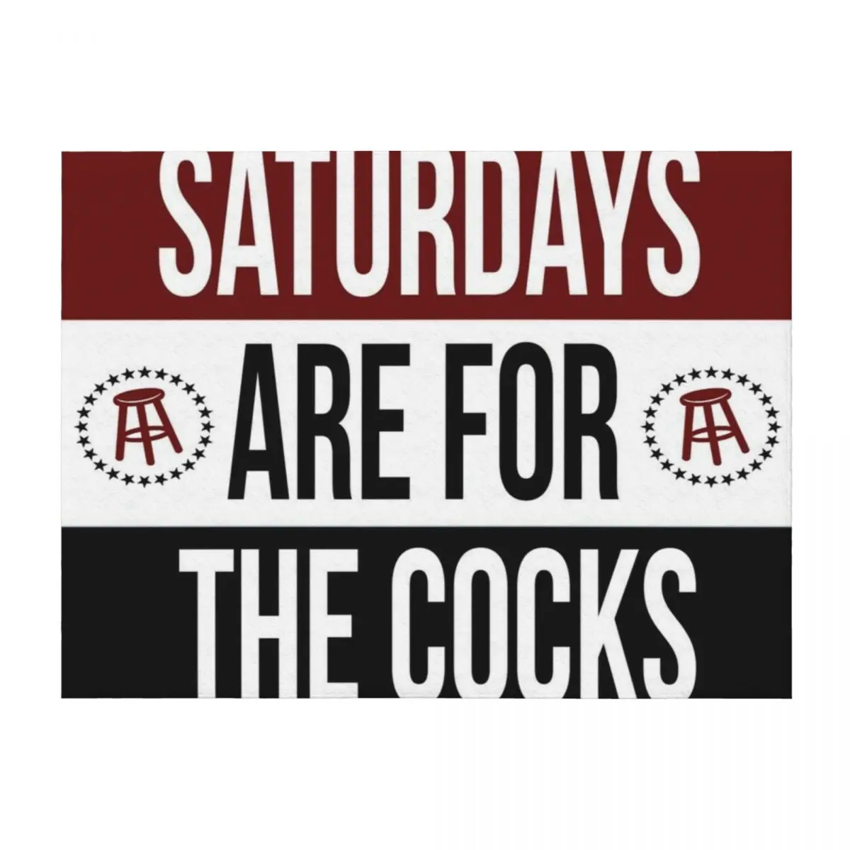 

Saturdays are for the cocks Throw Blanket Flannels Blankets For Bed Sofa Throw for babies Blankets