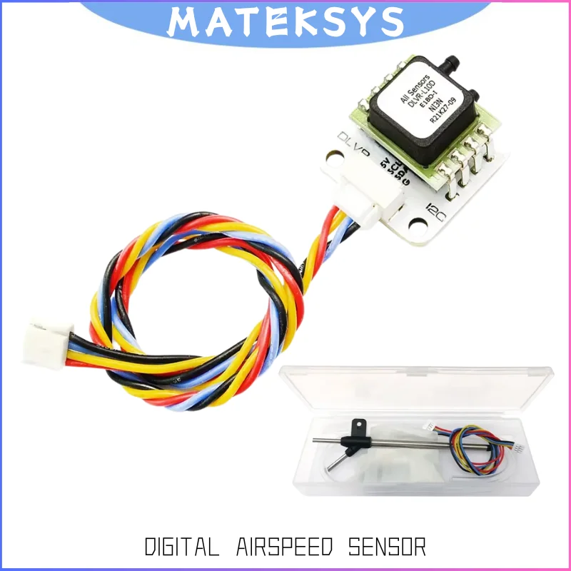 

MATEK AS-DLVR-I2C Digital Airspeed Module - ArduPilot Compatible for RC Drone & Fixed-Wing Aircraft