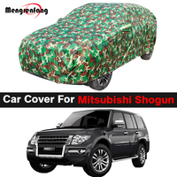 Full Camouflage Car Cover For Mitsubishi Shogun Waterproof SUV Anti-UV Sun Shade Rain Snow Protection Cover Windproof