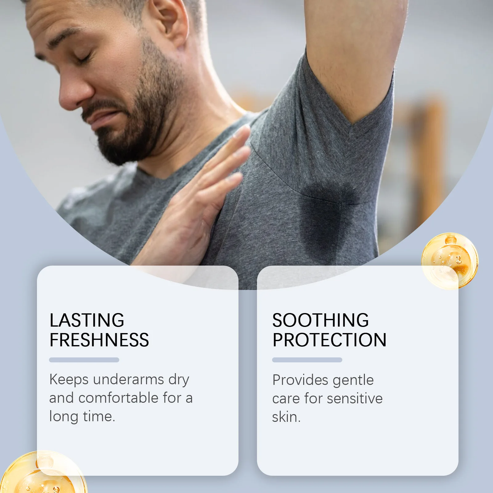 

Oceaura Vitamin Underarm Antiperspirant Stick Long Lasting Fresh Remove Skin Sweat Eliminate Reduce Bad Odor Under Arm Deodorant