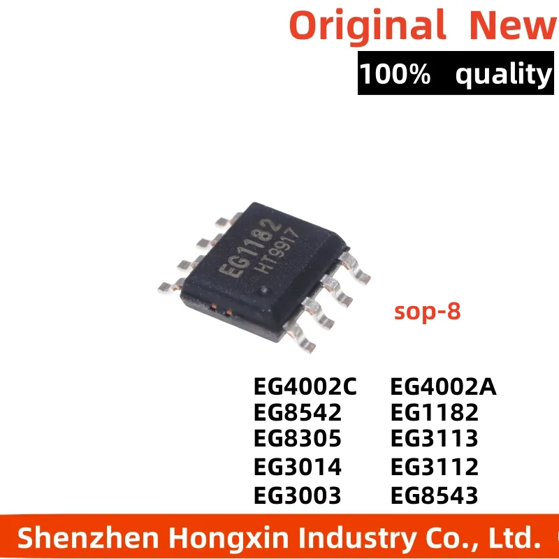 

(10piece) New EG3003 EG3014 EG3112 EG3113 EG8305 EG8543 EG8542 EG1182 EG4002A EG4002C sop-8 Infrared pyroelectric dedicated chip