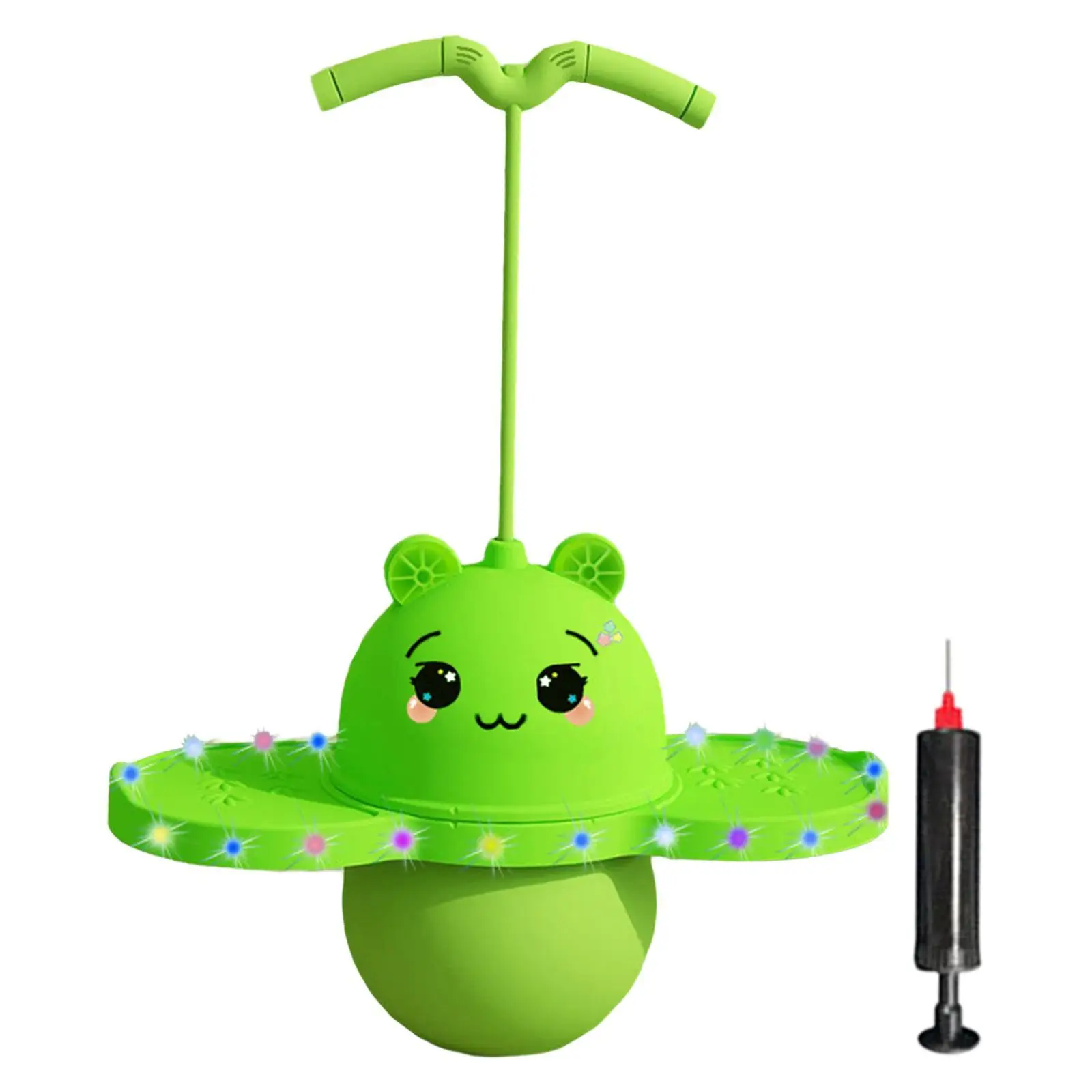 

Pogo Ball with Handle Bouncing Ball Fitness Toy Cartoon High Jump Toy Jumping