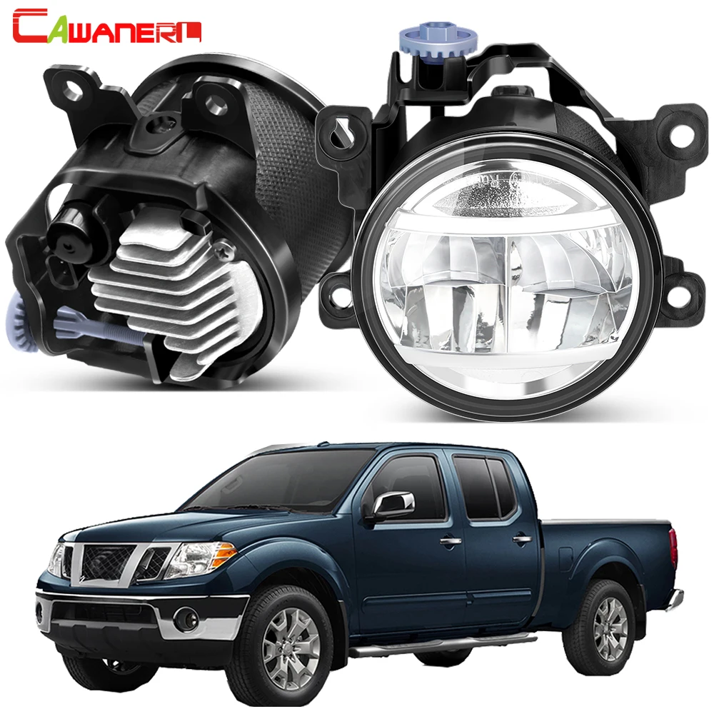 2 X Upgrade LED Fog Light Assembly For Nissan Frontier 2005-2019 30W 4000LM High Bright Car External Fog Driving Lamp Styling