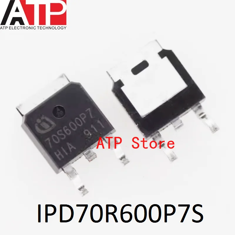 10-100PCS New Imported Original IPD70R600P7S 70S600P7 TO-252 Transistors MOSFET N-CH 700V 8.5A DPAK